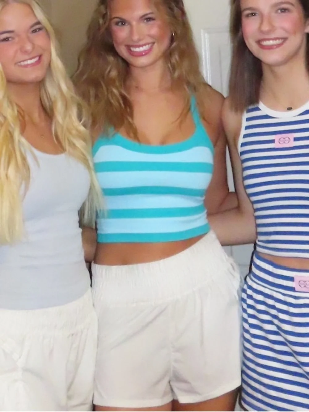 JoyLab Teal Ribbed Crop Tank - Picture 4 of 4